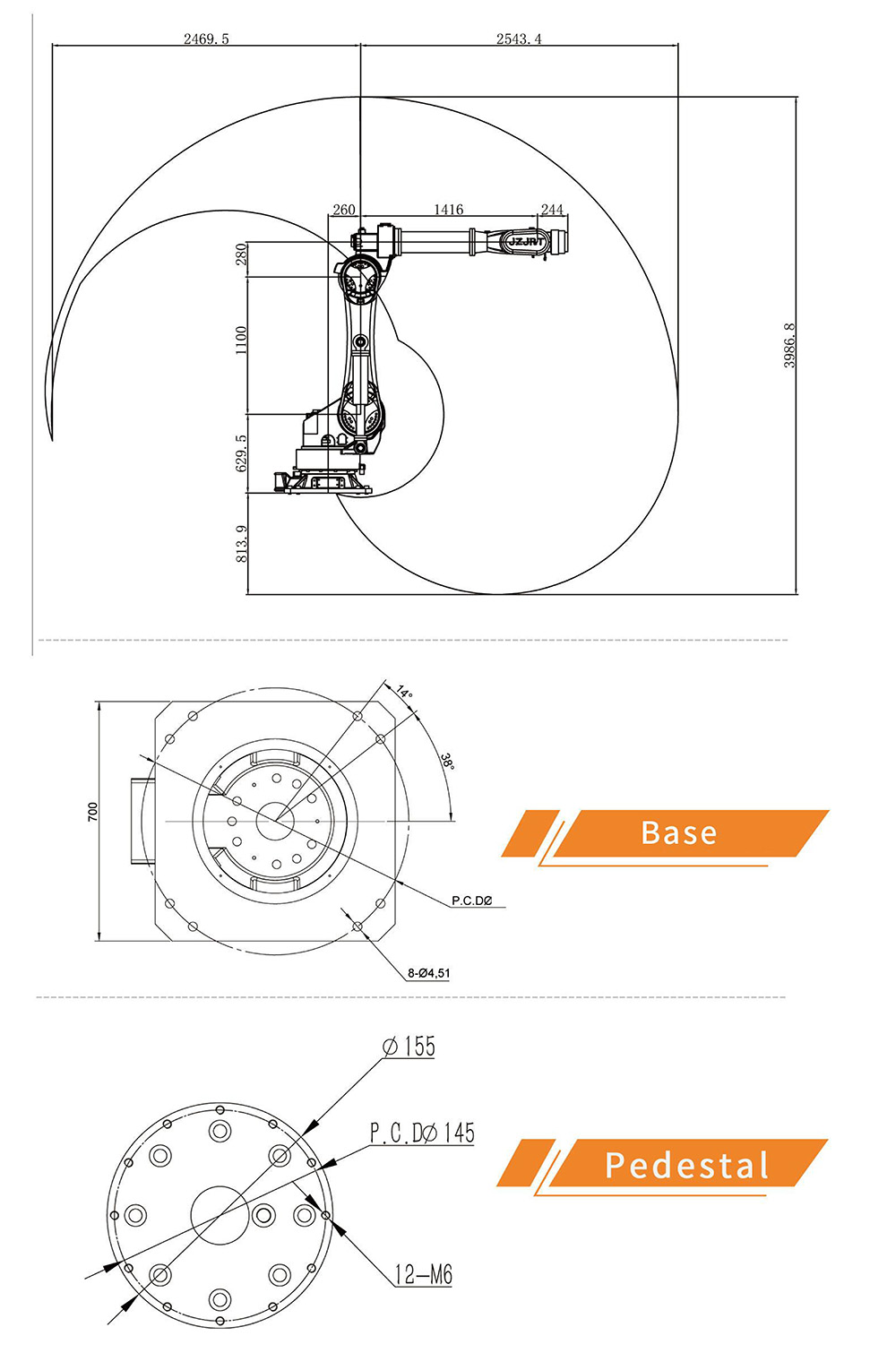 robot JZJ200C-270